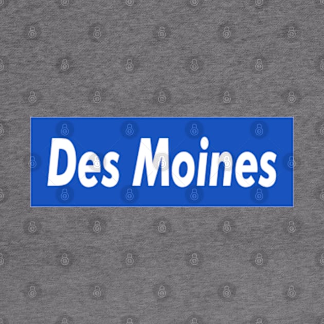 Des Moines Box Logo by ART BY IIPRATMO